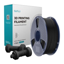 Filament ABS de mare viteza Sunlu (negru)