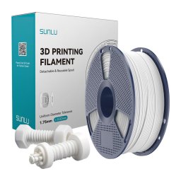 Filament ABS de mare viteza Sunlu (alb)