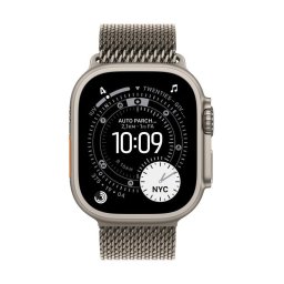 AW BAND 49MM TITANIUM MILANESE NATURAL M