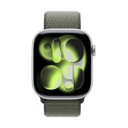 Curea Originală Apple Watch Solo Loop 46mm, Verde, Silicon – Compatibilă cu Apple Watch