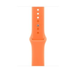 Curea Originală Apple Watch Sport Band 46mm, Portocaliu, Silicon, Mărime M/L – Compatibilă cu Apple Watch