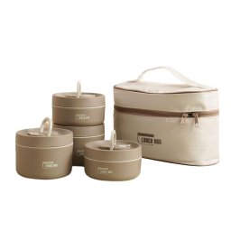 Set 4 caserole termice cu geantă de transport, capacitate totala 2080 ml Z-TOOLS / ZTS2097