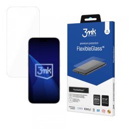 Folie de protectie Ecran 3MK FlexibleGlass pentru Apple iPhone 17 Pro, Sticla Flexibila, Full Glue