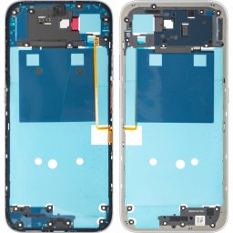 Carcasa Mijloc Honor 600 Smart, Alb (Meteor Silver), Service Pack 9707ADNS