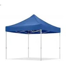 Cort Tip Pavilion Metalic pentru Gradina, Z Tools, Cadru Alb, Impermeabil 3 x 3 m, Albastru
