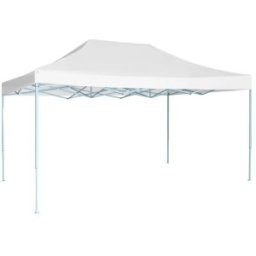 Cort Tip Pavilion Metalic pentru Gradina, Z Tools, Alb, Impermeabil 3 x 4.5 m