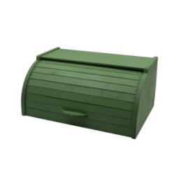 Cutie de Paine, din Lemn de Albasia, 38 x 18 x 26 cm, Verde