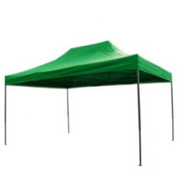 Cort Tip Pavilion Metalic pentru Gradina, Z Tools, Verde, Impermeabil 3 x 4.5 m