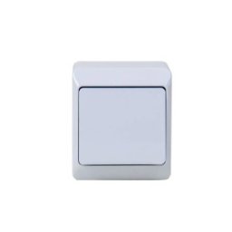 Intrerupator Cap Scara, Hermes, Alb 10 A, 250 V, IP44