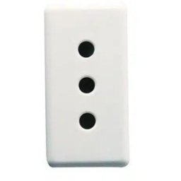 Priza Electrica Gewiss, 10 A, 2P+E, Tip Italia, Alba