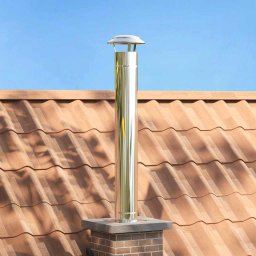 Extensie pentru semineu Argintiu 25 x 25 x 132 cm GartenMobel Dekor
