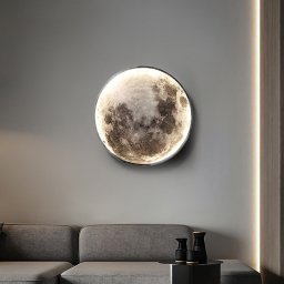 Aplica LED decorativa tip Luna 54W, Ø80 cm, 3 nuante 3000/4000/6000K