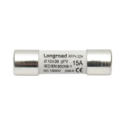 Siguranta fuzibila cilindrica gPV 15A 1000VDC 10x38 mm Longroad
