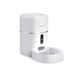 Dispenser inteligent pentru hrana animalelor Tellur, Wi-Fi, camera HD, 4L