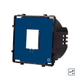 Modul întrerupator simplu cap scara/cruce cu touch LUXION, seria A