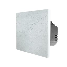 Intrerupator touch cap scara/cruce din marmura alba Luxion, Seria A