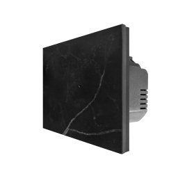 Intrerupator touch cap scara/cruce din marmura neagra Luxion, Serie A