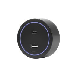 Modul priza USB A+C 20W pentru sina modulara Luxion, negru