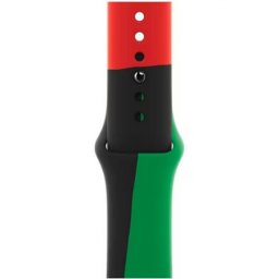 Curea Apple Watch 40 mm Sport Band Black Unity, negru multicolor