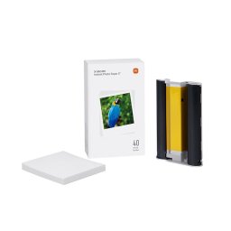 Hartie foto Xiaomi pentru imprimanta foto instant, 3 inch, 40 coli