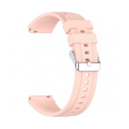 Curea Huawei din fluoroelastomer 18 mm, Crystal Pink, pentru smartwatch