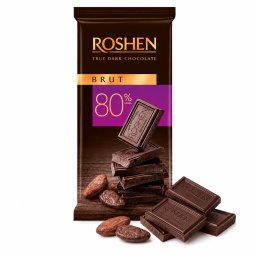 Ciocolată Neagră Roshen Brut 80% 85 g