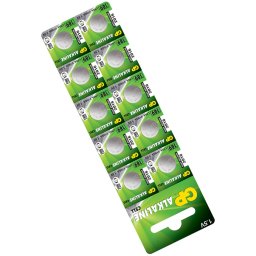 Set 10 Baterii buton alcalina GP AG10; Cod EAN: 4891199015519