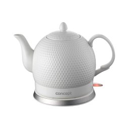 Concept RK0050 - Fierbător electric 1,2 l, 1000 W/230 V, alb/ceramică