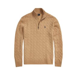 POLO RALPH LAUREN Pulover 2/15 Wool/Cash Rws-Lsl-Plo 710876766006 200 brown