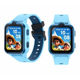 Smartwatch pentru Copii DOOGEE Anyscene S3, Albastru, 4G LTE, Apel Video, GPS + WiFi + LBS, 1.72 LCD, 2GB RAM, 16GB, Camera Duala 2MP + 5MP, IP68, 900mAh, Nano SIM