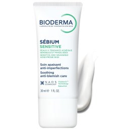 Fluid calmant si hidratant pentru pielea acneica Bioderma Sebium Sensitive, 30 ml (Concentratie: Crema, Gramaj: 30 ml)