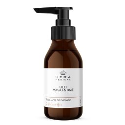 Ulei de masaj si baie cu Trandafir de Damasc, Hera Medical (Gramaj: 100 ml)