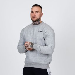 GymBeam Hanorac pentru bărbați Jumper Basic Grey XL