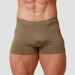 GymBeam Boxeri pentru bărbați Seamless 2Pack Army L