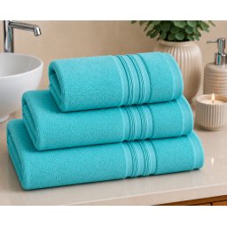 Set 3 prosoape baie Valentini Bianco TM900A/3/1185 Turquise