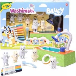 Set de joacă Crayola Washimals: Distracția la piscină cu Bluey