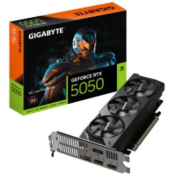 Placa video Gigabyte nVidia GeForce RTX 5050 Low Profile OC 8GB GV-N5050OC-8GL, GDDR6, 128 bit