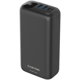 Baterie externă CANYON CNE-CPB301B, 30000mAh, Display Digital, Black