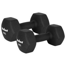 Gantere si greutati GANTERA FONTA INVELIS NEOPREN HEX 2 X 10KG REBEL ACTIVE