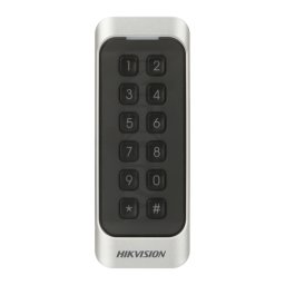 Cititor card MIFARE 13.56MHz cu tastatura integrata, 32 bit, IP65, exterior/interior - HIKVISION DS-K1107AMK