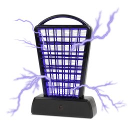 Capcana insecte UV LED, USB si baterie, anti tantari, 600V, portabila, negru