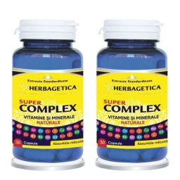 Pachet Super Complex 2x30cps Herbagetica