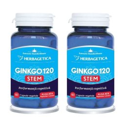 Pachet Ginkgo120 Stem 2x60cps Herbagetica