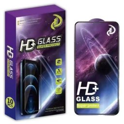 Folie de protectie Ecran OEM pentru Apple iPhone 17 Pro Max, Sticla Securizata, Full Glue, Set 10 bucati, 9D, Neagra