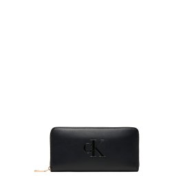 CALVIN KLEIN Portofel Raised Ck Long Zip Around LV04F1077G UB1 black