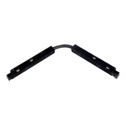 Conector liniar pentru sina magnetica, 10 cm, negru, din aluminiu – Alessandro Design