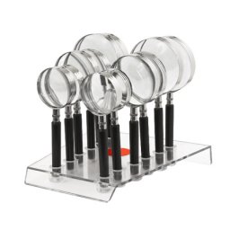 Set 12 lupe cu suport pentru inspectie, 50/65/75 mm (4x fiecare)