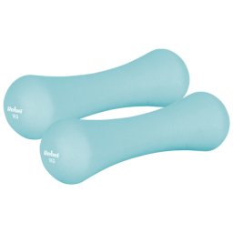 Set gantere din fonta cu învelis neopren 2 x 1 kg Rebel Active