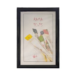 Rama foto de birou Posey 10x15 cm, finisaj wenge, cu picior de sustinere
