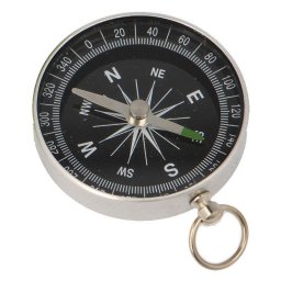 Busola metalica compacta pentru orientare, camping si drumetii